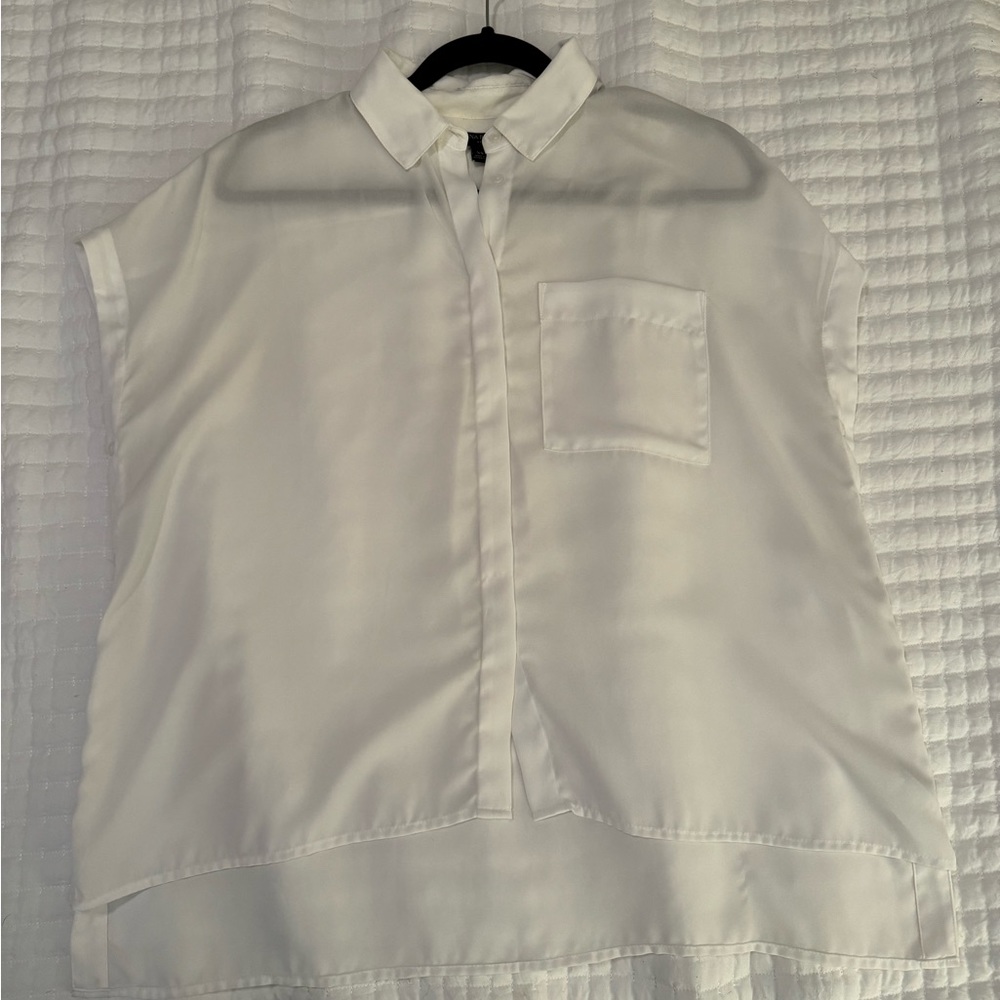 White chiffon blouse